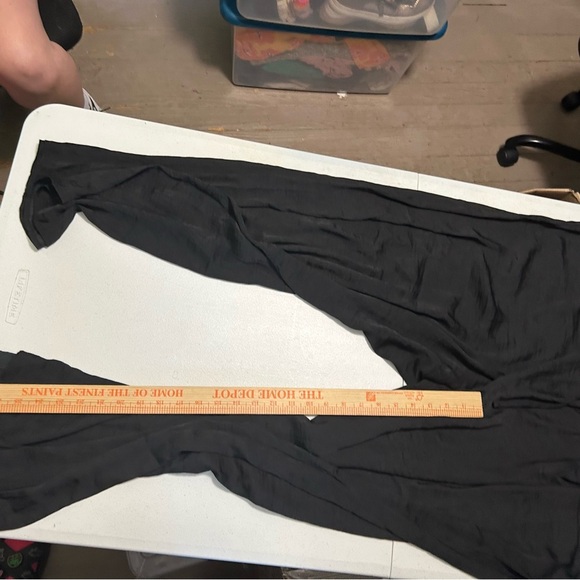 Summersalt The Silky Luxe Palazzo Pants with Ties Black Plus Size 2X 2XL J2 - Picture 5 of 7